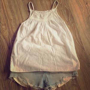 White tank top